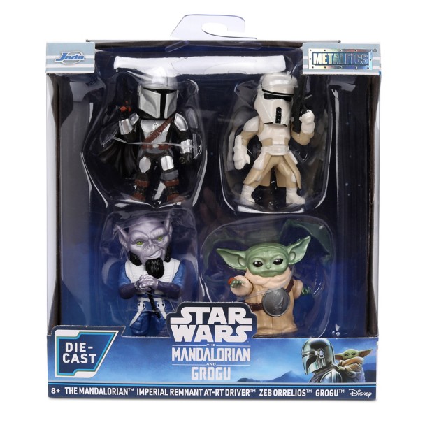Star Wars The Mandalorian and Grogu Die-Cast Figure Set by Jada