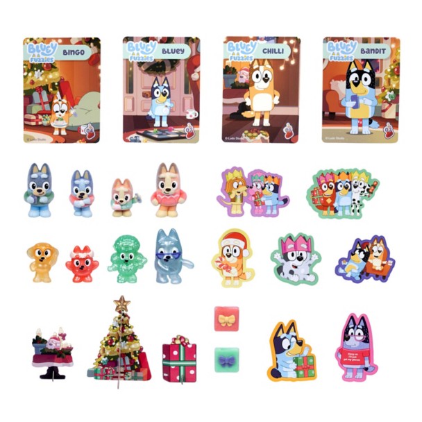 Bluey Fuzzies Friends & Family Pack - Series 1