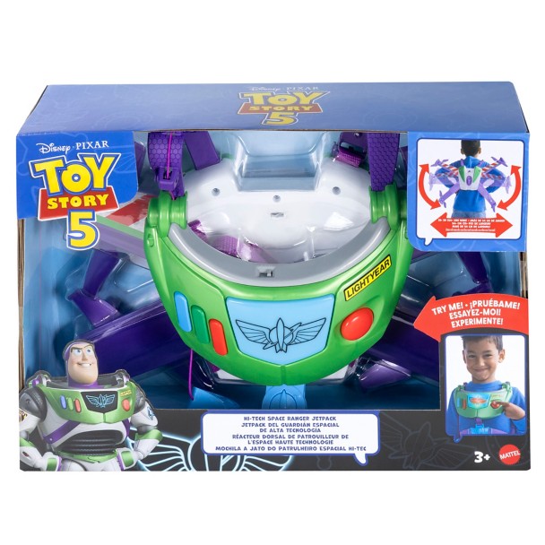 Buzz Lightyear Hi-Tech Space Ranger Jetpack with Light and Sound - Toy Story 5