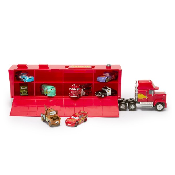 Mack Hauler Truck with Die-Cast Cars - Cars