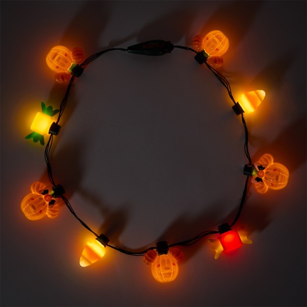 Mickey and Minnie Mouse Halloween Glow Necklace
