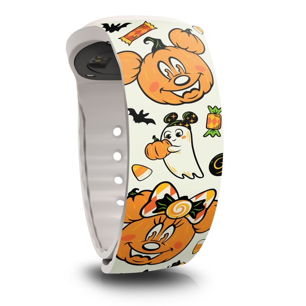 Mickey and Minnie Mouse Jack-o'-Lanterns Halloween MagicBand+ - Limited Release