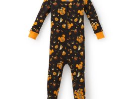 Mickey and Minnie Mouse Halloween Stretchie Sleeper for Baby