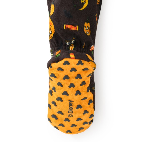 Mickey and Minnie Mouse Halloween Stretchie Sleeper for Baby