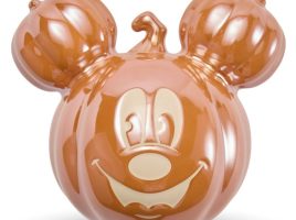 Mickey Mouse Jack-o’-Lantern Stoneware Halloween Candy Bowl