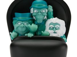 Hitchhiking Ghosts in Doom Buggy Tabletop Light-Up Figure – The Haunted Mansion – Small 7”