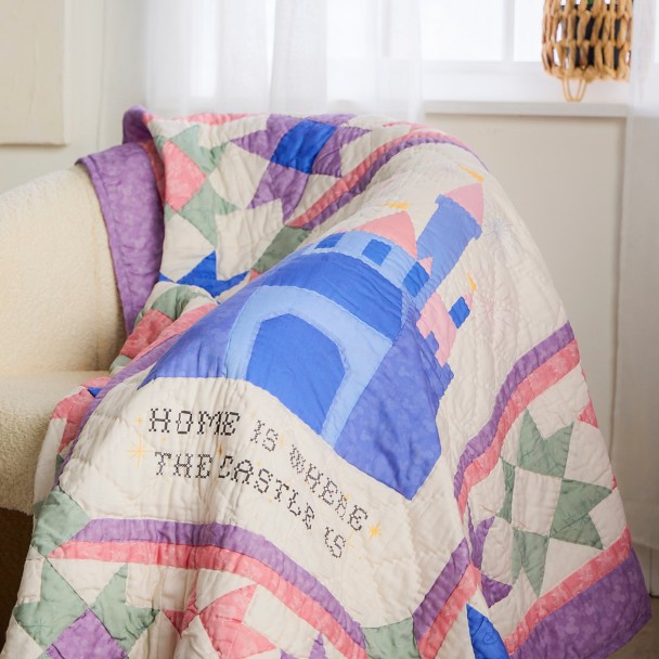 Fantasyland Castle Quilt Throw Blanket
