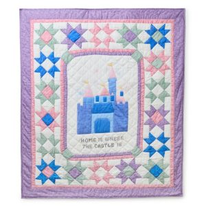 Fantasyland Castle Quilt Throw Blanket