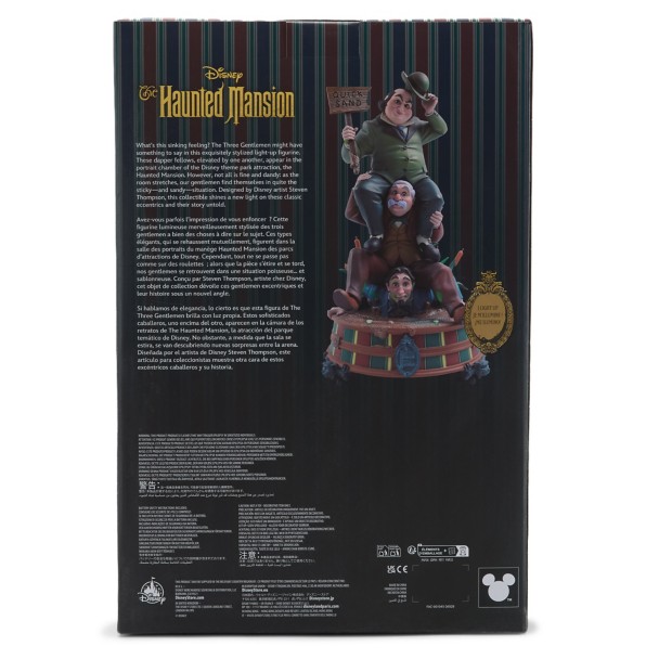 The Three Gentlemen Light-Up Figure - The Haunted Mansion