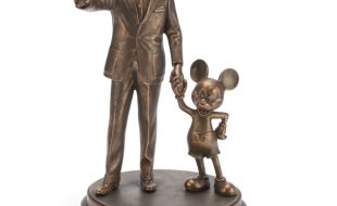 Walt Disney and Mickey Mouse ”Partners” Figure