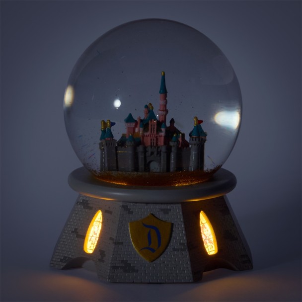 Sleeping Beauty Castle Light-Up Snow Globe - Disneyland