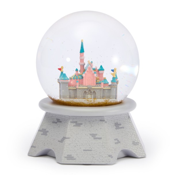 Sleeping Beauty Castle Light-Up Snow Globe - Disneyland