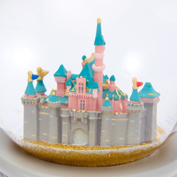 Sleeping Beauty Castle Light-Up Snow Globe - Disneyland
