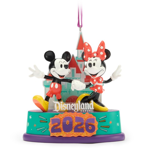 Mickey and Minnie Mouse Sweet Treats Ball Ornament - Disney Parks