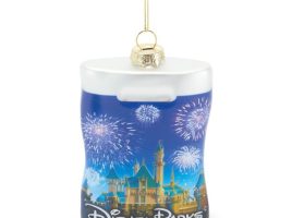 Disney Parks Shopping Bag Glass Ornament