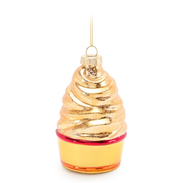 Pineapple Swirl Glass Ornament - Disney Parks