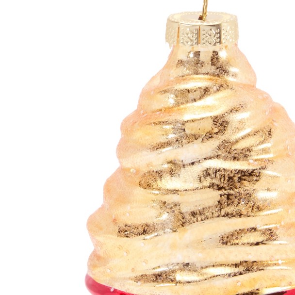 Pineapple Swirl Glass Ornament - Disney Parks