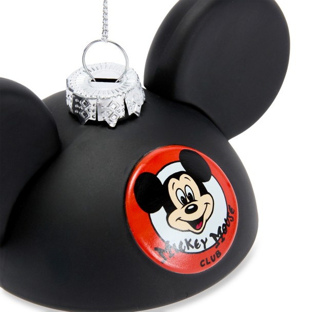 Mouseketeer Ear Hat Glass Ornament - The Mickey Mouse Club