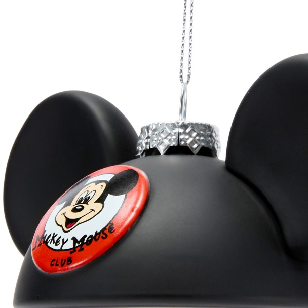 Mouseketeer Ear Hat Glass Ornament - The Mickey Mouse Club