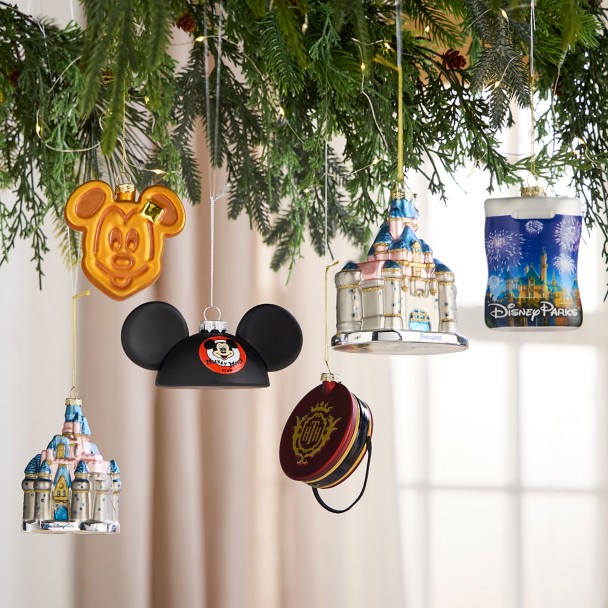 Sleeping Beauty Castle Glass Ornament - Disneyland