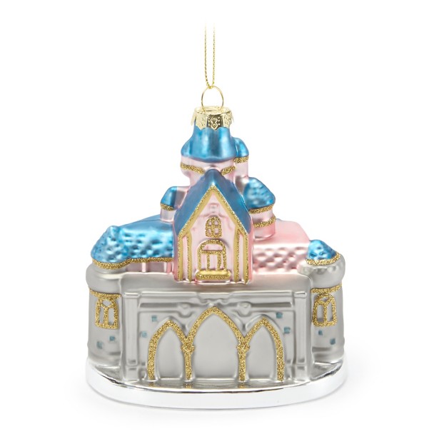Sleeping Beauty Castle Glass Ornament - Disneyland