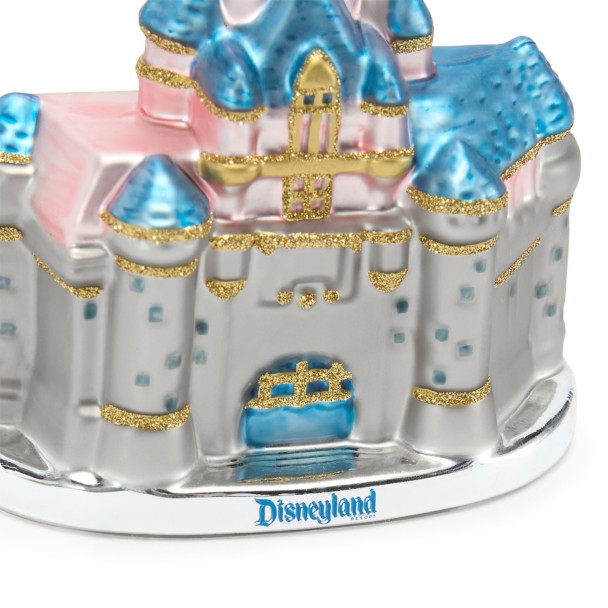 Sleeping Beauty Castle Glass Ornament - Disneyland