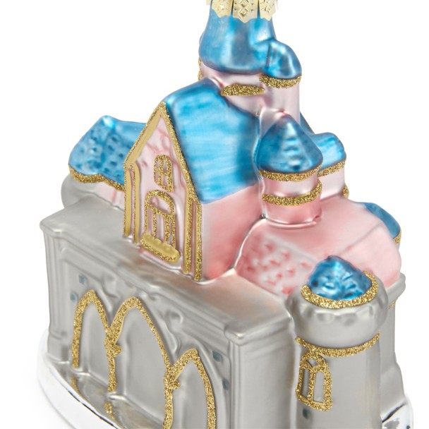 Sleeping Beauty Castle Glass Ornament - Disneyland