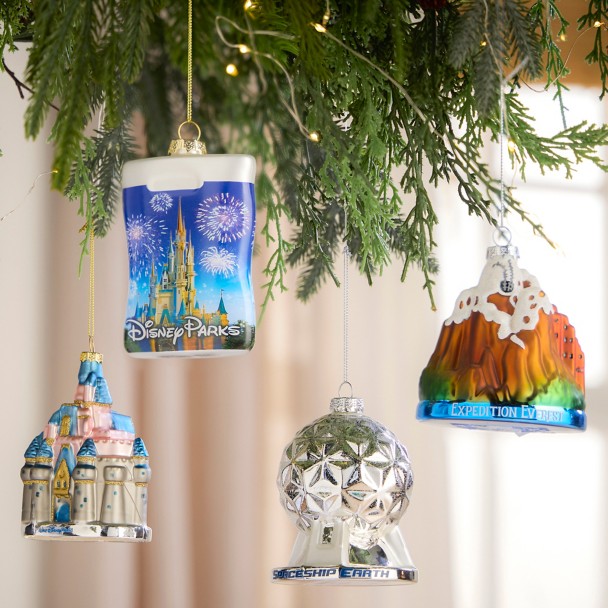 Cinderella Castle Glass Ornament - Walt Disney World
