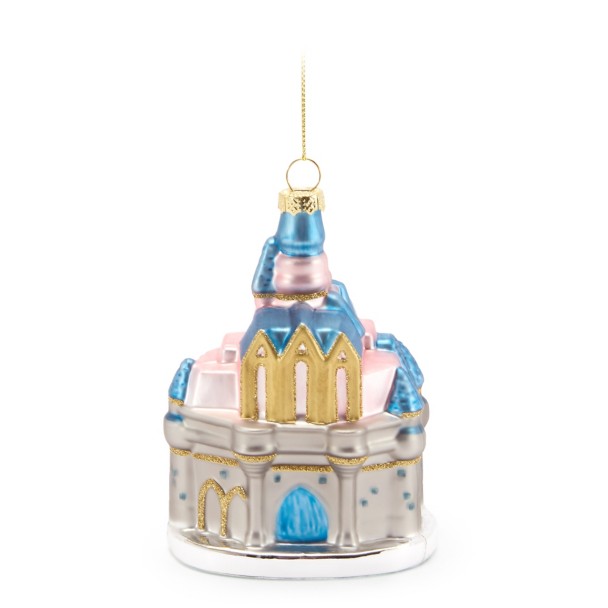 Cinderella Castle Glass Ornament - Walt Disney World