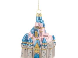 Cinderella Castle Glass Ornament – Walt Disney World