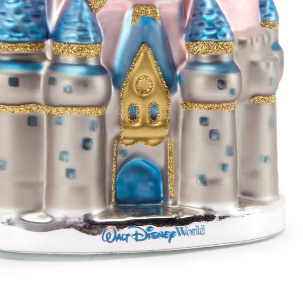 Cinderella Castle Glass Ornament - Walt Disney World