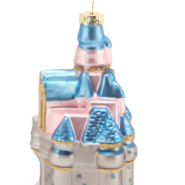 Cinderella Castle Glass Ornament - Walt Disney World