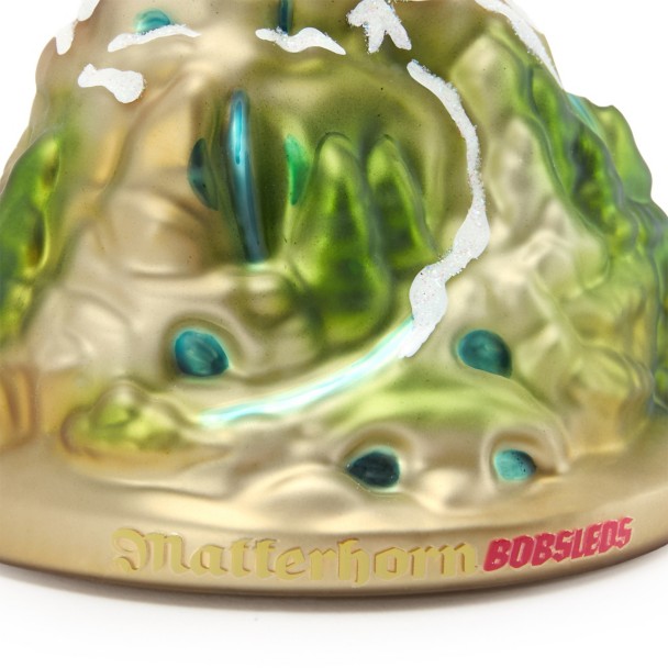 Matterhorn Bobsleds Glass Ornament - Disneyland