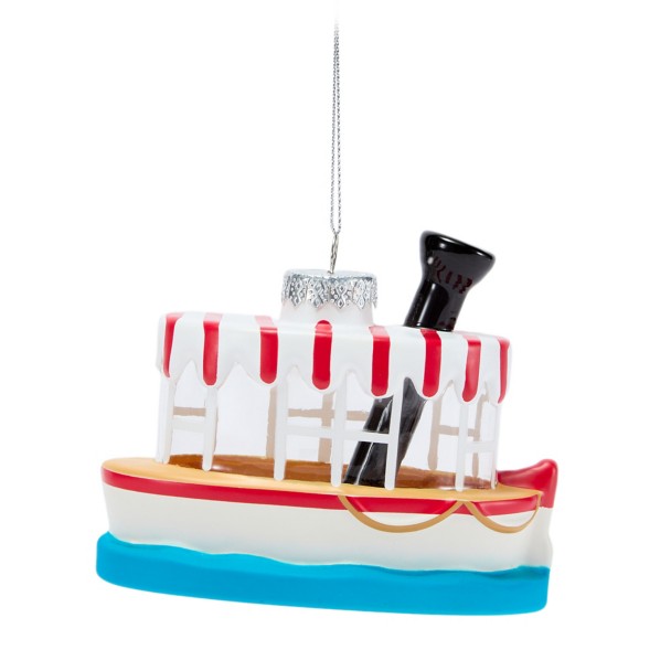 Jungle Cruise Boat Glass Ornament - Disneyland
