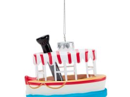 Jungle Cruise Boat Glass Ornament – Disneyland