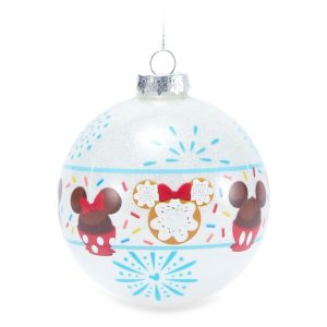 Mickey and Minnie Mouse Sweet Treats Ball Ornament - Disney Parks