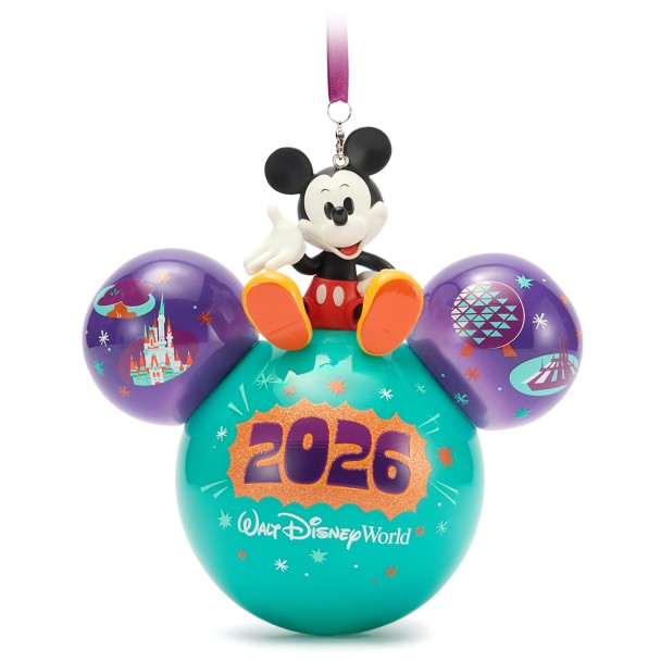 Mickey and Minnie Mouse Sweet Treats Ball Ornament - Disney Parks