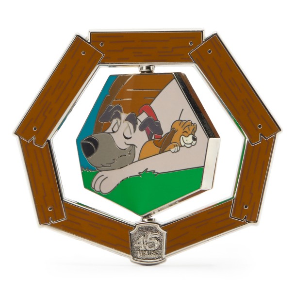 The Fox and the Hound 45th Anniversary Spinner Pin - Limited Release