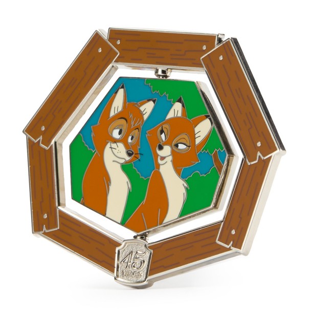 The Fox and the Hound 45th Anniversary Spinner Pin - Limited Release