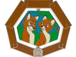 The Fox and the Hound 45th Anniversary Spinner Pin – Limited Release
