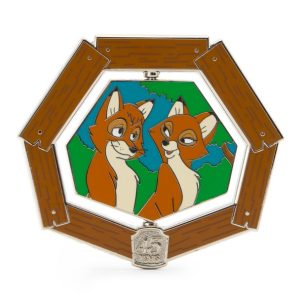 The Fox and the Hound 45th Anniversary Spinner Pin - Limited Release