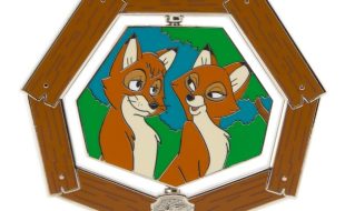 The Fox and the Hound 45th Anniversary Spinner Pin – Limited Release