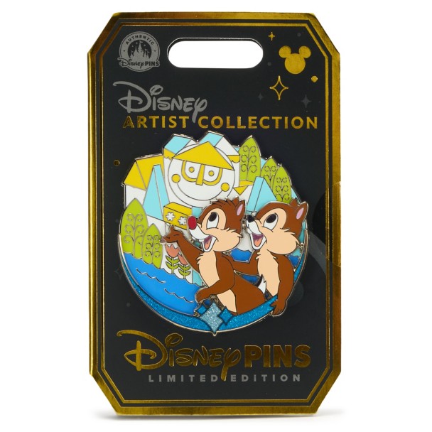 Chip 'n Dale at ''it's a small world'' Pin - Disney Artist Collection by Jes Willis and Pati Pereira - Limited Edition