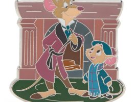 Basil and Olivia Pin – The Great Mouse Detective 40th Anniversary