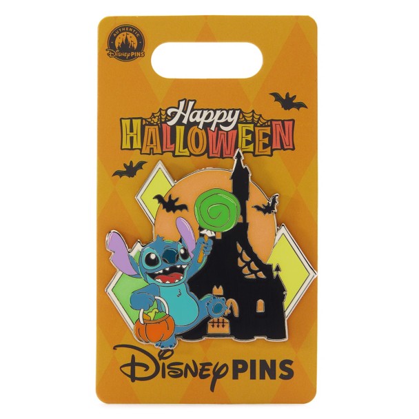 Stitch Glow-in-the-Dark ''Happy Halloween'' Pin - Lilo & Stitch