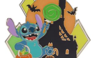 Stitch Glow-in-the-Dark ”Happy Halloween” Pin – Lilo & Stitch