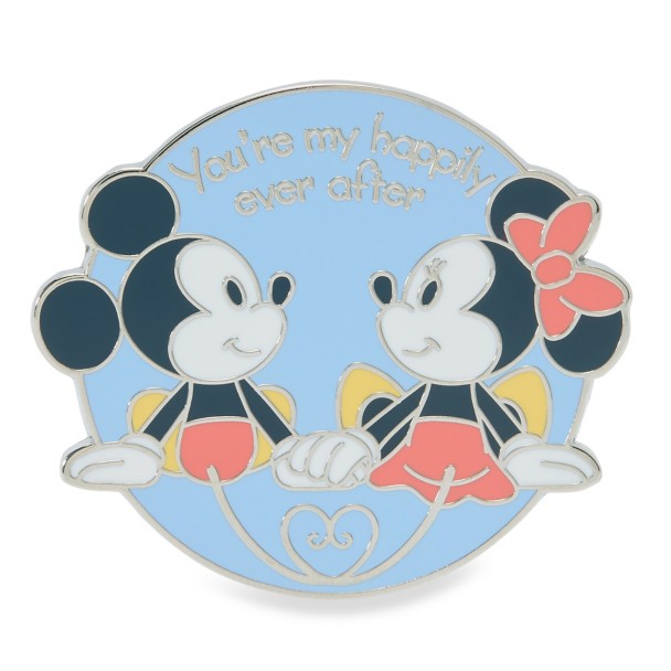 Mickey and Minnie Mouse Jack-o'-Lanterns ''Happy Halloween'' Pin Set