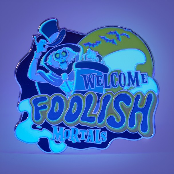 The Hatbox Ghost Glow-in-the-Dark Pin - The Haunted Mansion
