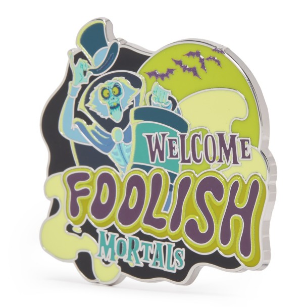 The Hatbox Ghost Glow-in-the-Dark Pin - The Haunted Mansion