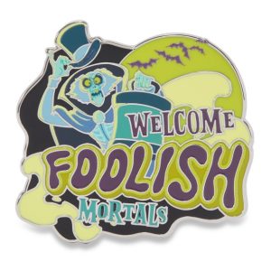 The Hatbox Ghost Glow-in-the-Dark Pin - The Haunted Mansion